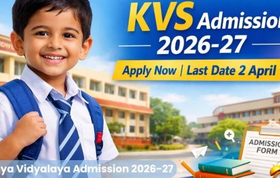 Kendriya Vidyalaya Admission 2026-27